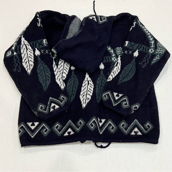 Yari Artesanias | Dream Catcher Wool Full Zip Jacket - Picture 3 of 4